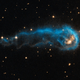 Illustration for article titled Hubble Captured a Huge, Light-Year-Long Flaming Space Monster